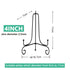 Plate Stands Iron Display Easel Photo Picture Bowl Dish Book Holder Frame Black