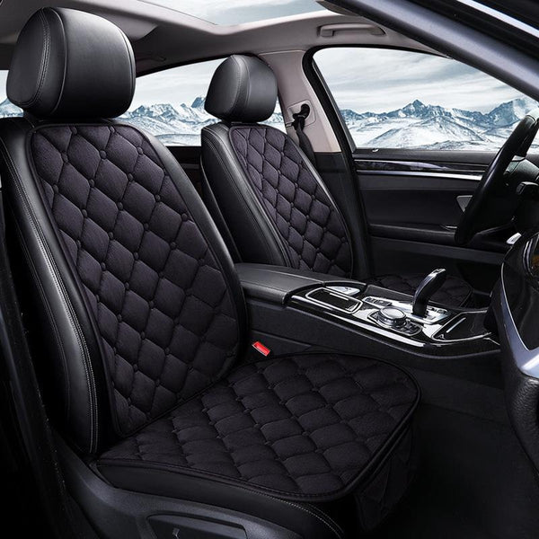 Winter Plush Car Seat Cushion Soft Warm Front Seat Cover Universal Fit