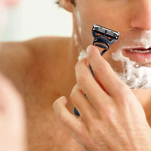 Fusion 5 Compatible Razor Blades Refills with Handle 5 Layer Shaving Cartridges