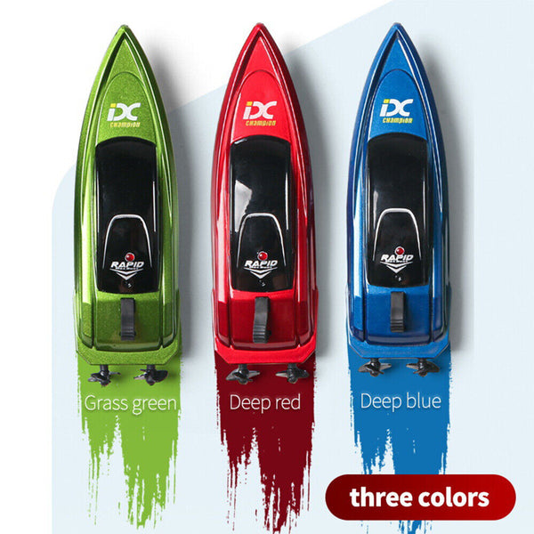 Mini RC Boats High Speed Racing Boat Dual Motors 2.4G Remote Control Ship LR