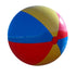 Giant beach ball 100cm in red, yellow and blue on a white background
