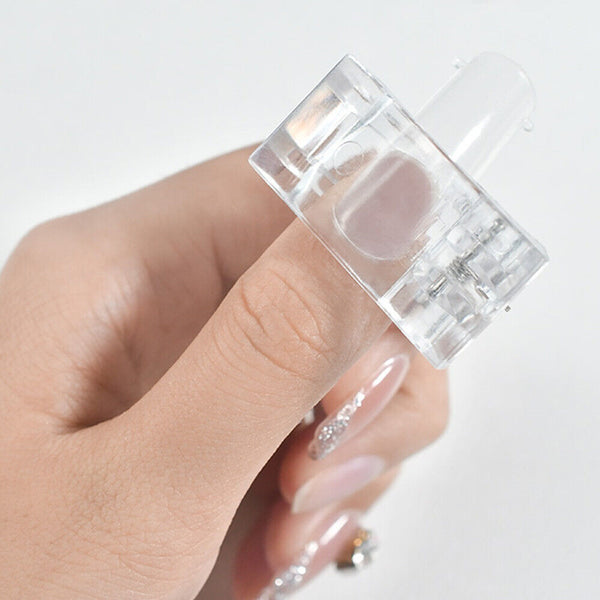 5Pcs Builder Tool Clamps Building Extension Nail Tips Clip for Poly Gel Quick