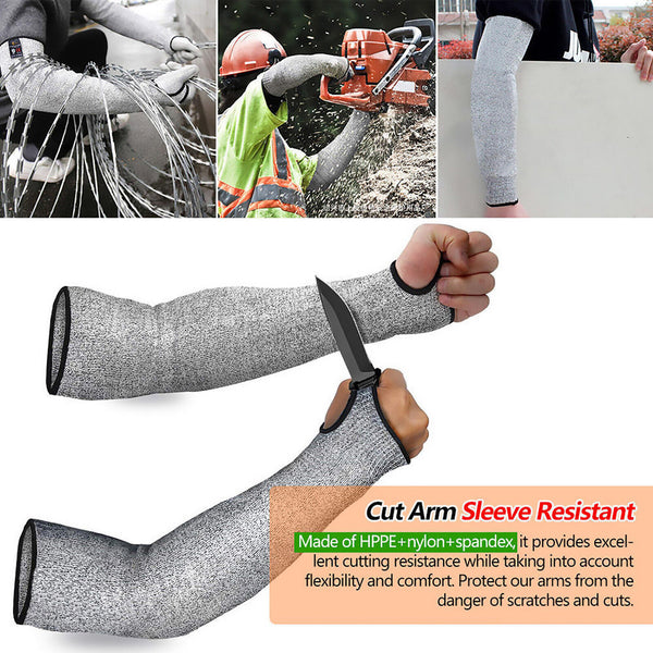 1PC Work Safety Arm Guard Arm Sleeve Anti-cutting Glove Protective Cut-resistant