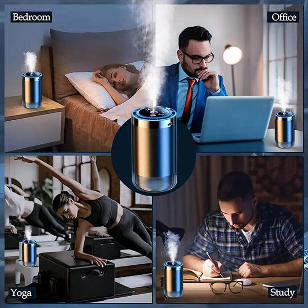 Smart Car Perfume Air Freshener Diffuser Aroma Scent Diffuser with Ambient Light