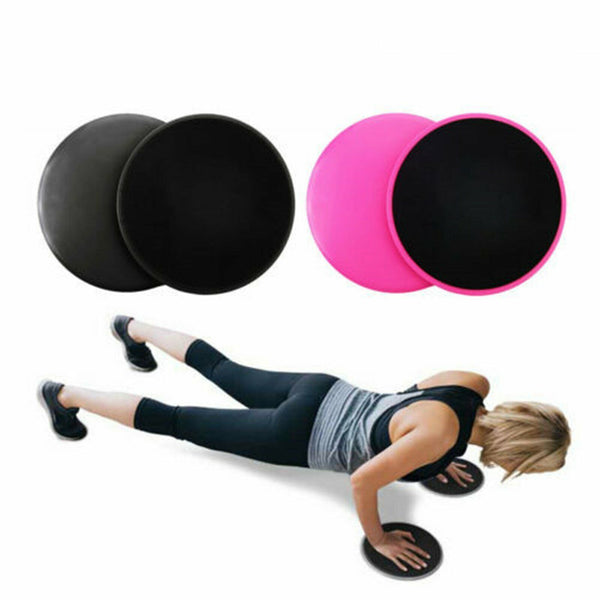 4PCS Gliding Sliding Discs Core Sliders Yoga Fitness Home Gym Exercise Stretch