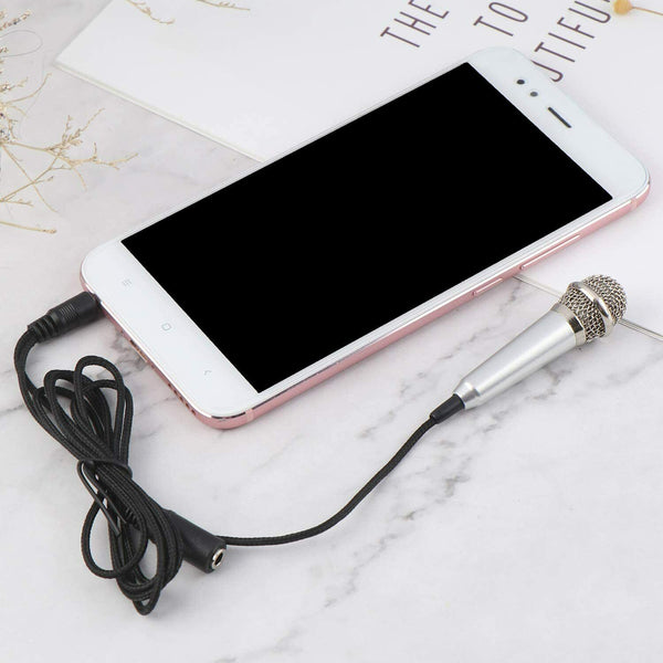 Microphone Portable Vocal Instrument Mic For Mobile Phone Laptop Notebook