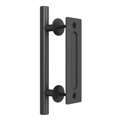 12" Barn Door Handle Sliding Flush Pull Wood Door Gate Hardware Stainless Steel