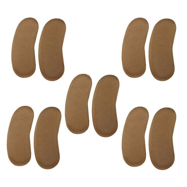 20pcs Sticky Fabric Shoe Pads Cushion Liner Grip Heel Protectors Inserts Insoles