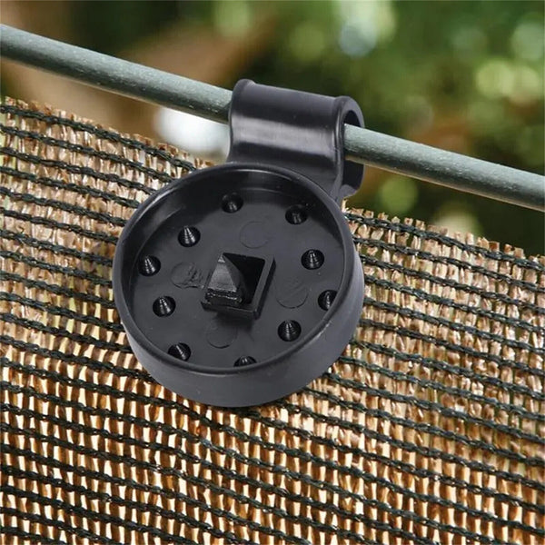 Shade Cloth Plastic Clips Round Plastic Black Clips for Sun Shade Net