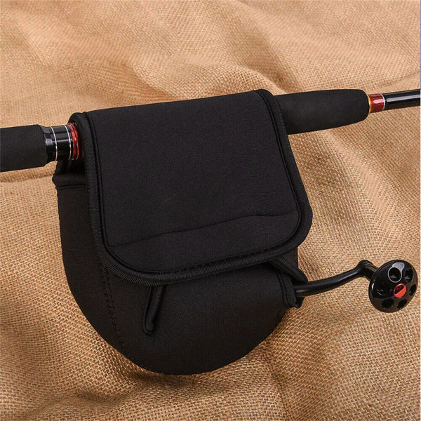 Fishing Reel Bag Waterproof Neoprene Case Cover for Spinning Reel Pouch NEW AUS