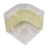 Yellow gel ant habitat castle on a white background