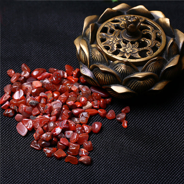 50g - 1kg Carnelian Crystal Chips BULK A Grade Natural Gemstone Polished Mini AU