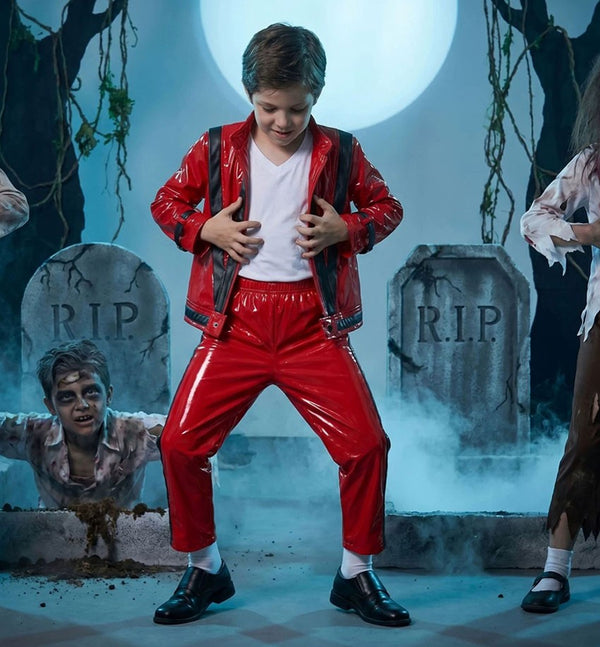 Kids Michael Jackson Costume – Thriller Book Week Performance Outfit