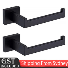 Stainless Steel Toilet Roll Holder (2 Pack) – Wall-Mounted Toilet Paper Holder