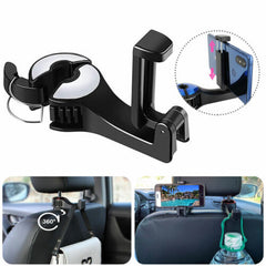 10PCS Car Headrest Hooks – 2 in 1 Seat Back Storage Hangers