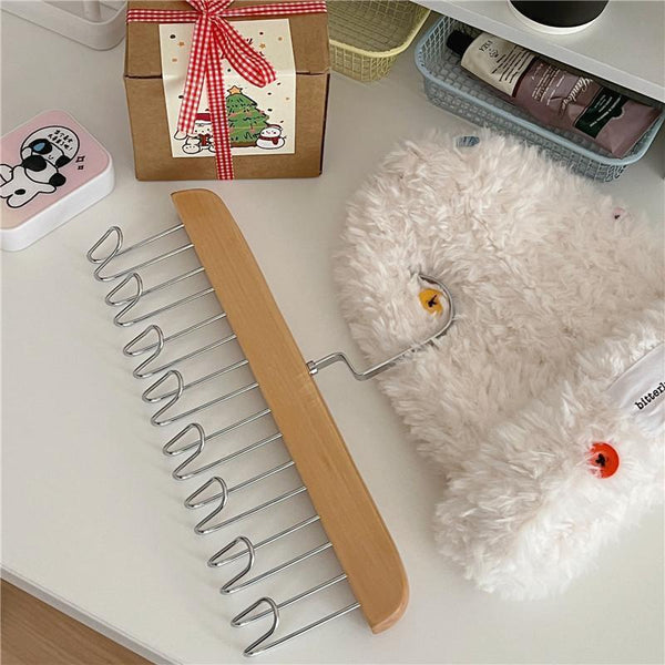 4pcs Multi Hook Coat Hanger Bra Hanger Scarf Organizer Space Saving Hanger AUS
