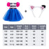 Gabby's Dollhouse dress and cat-ear headband set with size chart - Lets Party