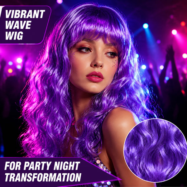 Heart shaped sunglasses included in wig set