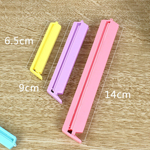 Plastic Sealing Bag Clip Sealer Clamp Kitchen Storage Food Snack Chips Seal Tool