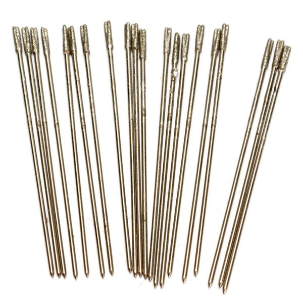 1mm Diamond Coated Lapidary Drill Bits/Solid Bits Needle/For Jewelry-Agate