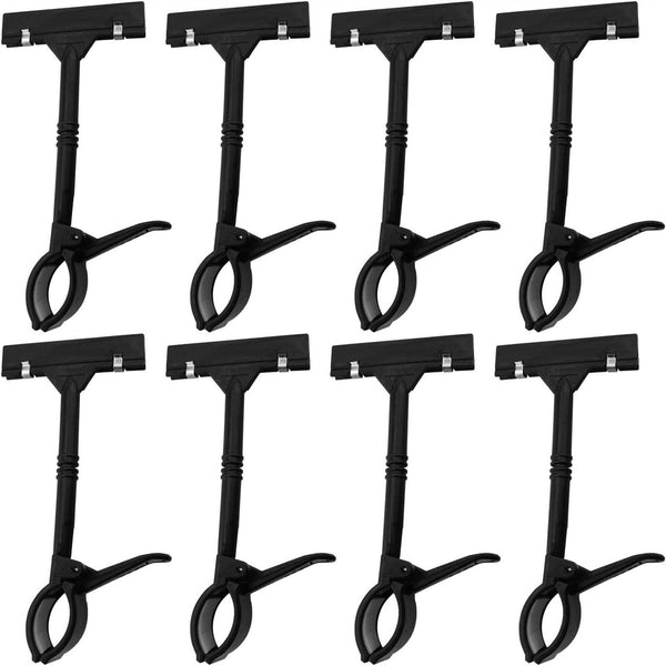 20pcs Clip Sign Holder Shop Business Clothing Rack Price Card Display Clamp Clip