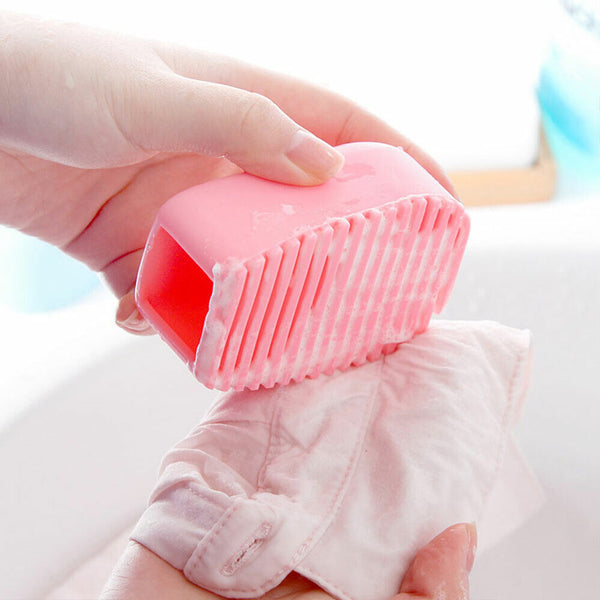 Flexible Silicone Anti Skid Washing Brush Cute Scrub Washboard Cleaning