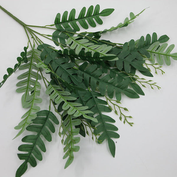 5pcs Large Artificial Flower Willow Leaves Bouquet Plant Branch Decor DIY Party