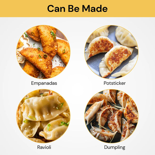 2 in 1 Dumpling Maker Skin Chapati Dough Press Mold Machine Pastry Mould Tool AU