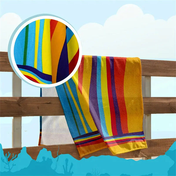 100x180cm Microfiber Bath Beach Towel Gym Sport Footy Travel Yoga Swimming