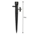 200PCS Adjustable Irrigation Drippers on Stake Garden Drip Watering Emitters