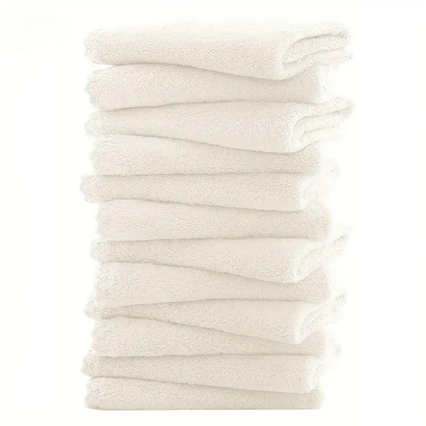 10PCS Face Washer Face Towel 300GSM Soft Household Bath Towel Hand Face Towels
