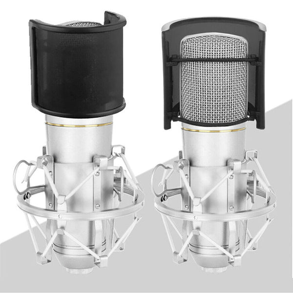 Dual Layer Studio Microphone Recording Mic Filter Network Anti-spray U-type