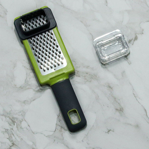 Kitchen Garlic Press Crusher  Stainless Steel Manual Rocking Mincer