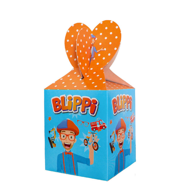Blippi Party Supplies Tableware Kids Birthday Banner Topper Balloon Plate Bag