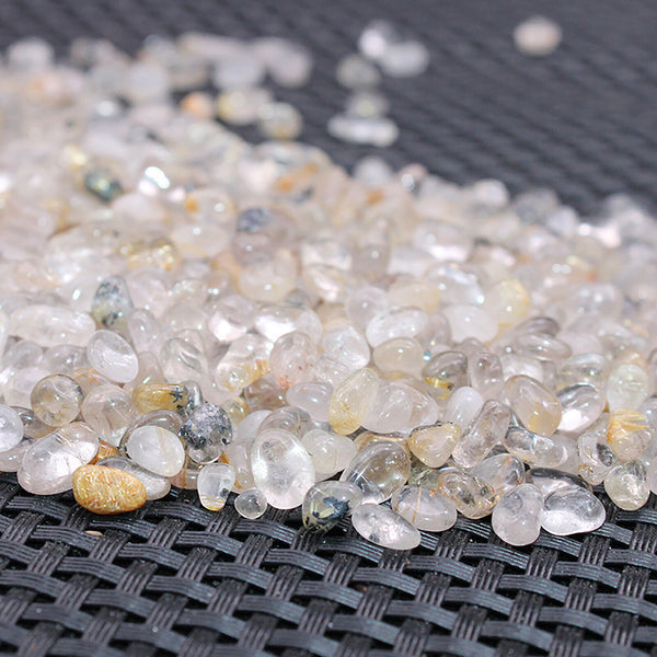 100G-1KG Angel Aura Crystal Chips BULK Natural Gemstone Polished Mini Crystal AU