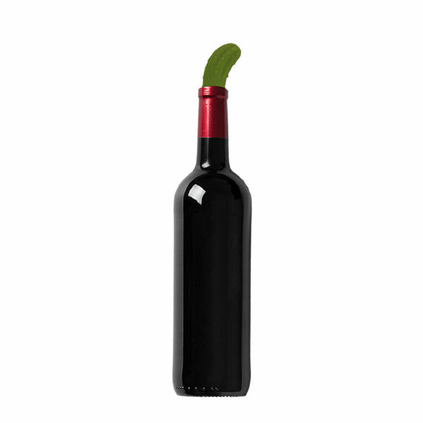 Soft Reusable Cucumber Shaped Red Wine Bottle Plug Cork Silicone Stopper