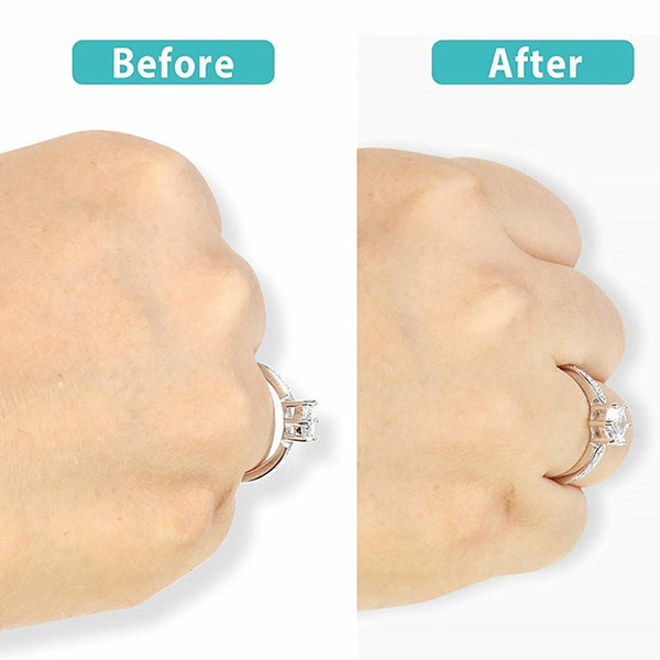 Invisible Clear Ring Size Adjuster Resizer Loose Rings Guard Reducer 8Pcs/Set AU