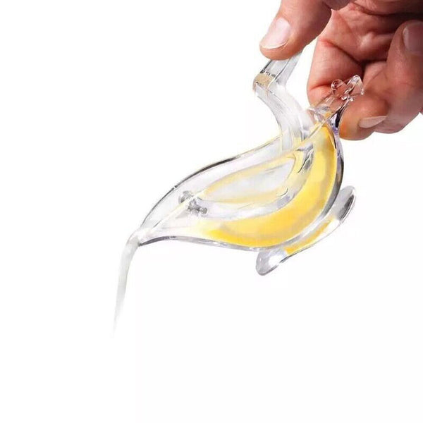 1/2x Hand Juicer Manual Wedge Lemon Squeezer Lemon Juicer Boat Shape Acrylic AU