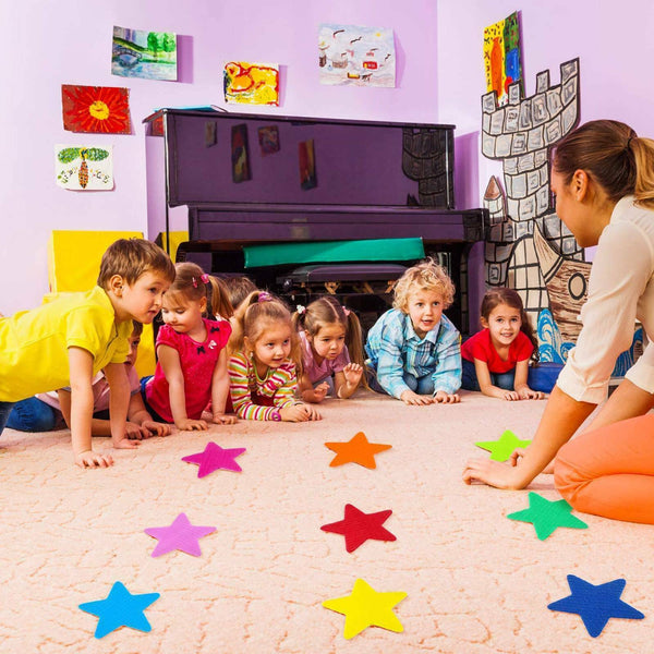 Star Carpet Marker Spots Sit Markers For Classroom Sport Easy Teach Tools