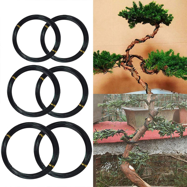 Bonsai Training Wire Aluminum Fastener Tool Plants Styling Tree Pots Garden Yard