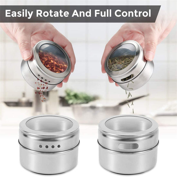 Kitchen Spice Jars Pot Holders Storages Stainless Steel Glass Plastic AUS