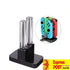 Joy-Con 4-Controller Charging Stand Dock Charger for Nintendo Switch Console