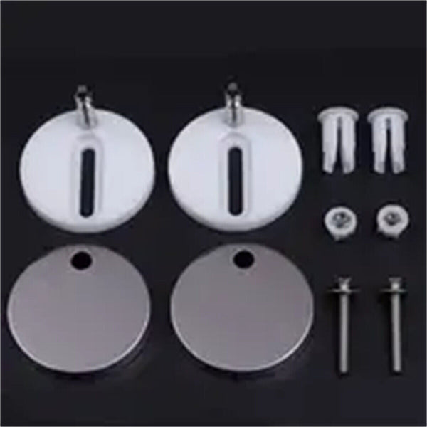 1Pairs Stainless Steel Toilet Lid Hinge Screw Buckle Easy To Install Universal
