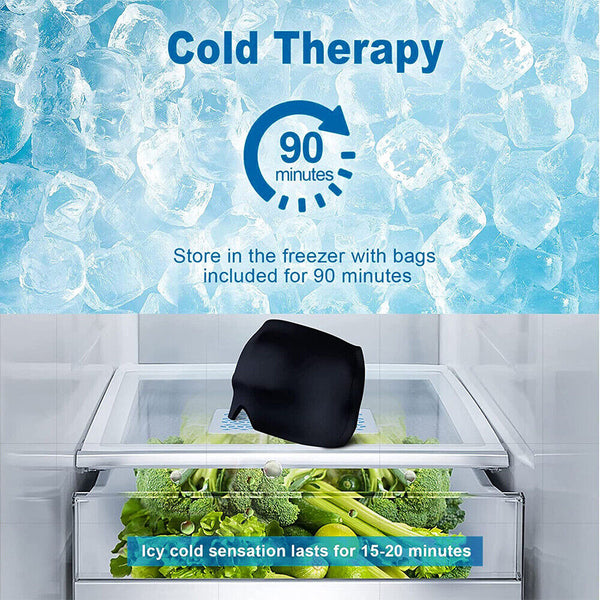 Migraine Relief Hat Cold Therapy Headache Pain Relief Cap Reuse Ice Pack AU