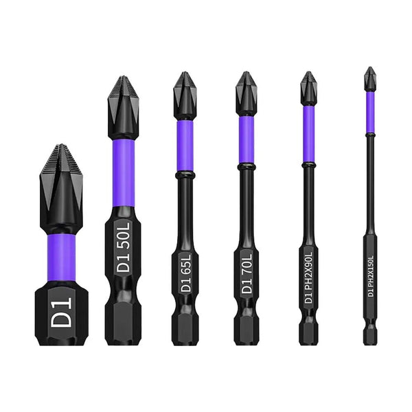 D1 Anti-Slip And Shock-Proof Bits Screwdriver Bits,High Hardness Strong Magnetic