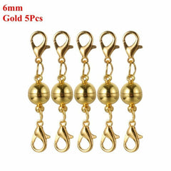 5/10Pcs Strong Magnetic Clasp Necklace Converter Extender lobster claws