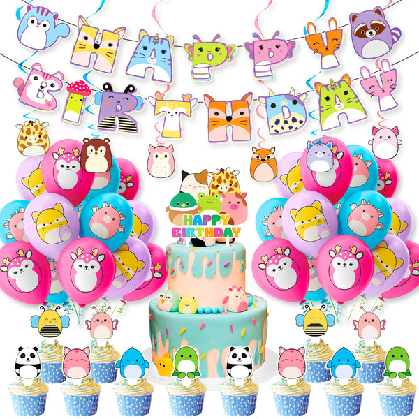 Pastel cupcake toppers for birthday treats