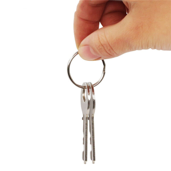 180PCS 25mm Stainless Steel Key Holder Split Scuba Rings Keyring Keychain Keyfob