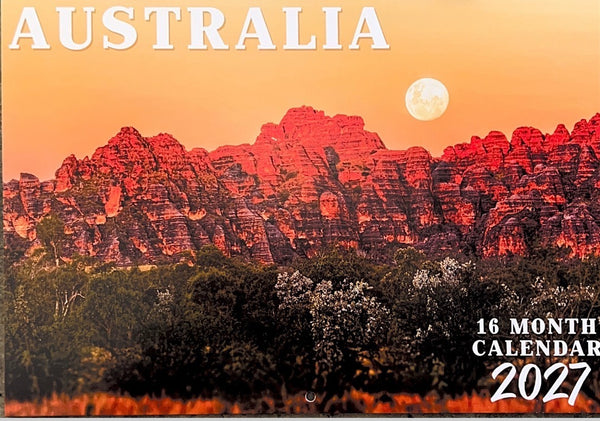 2027 Wall Large Print Calendar 16 Month Planner Animal Floral Gift Australia