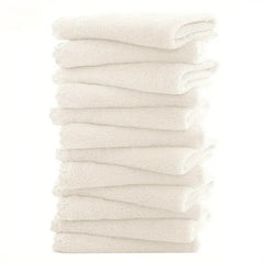 10PCS Soft Face Towels Coral Fleece Washcloths Face Cloths 30x30cm